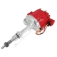 HEI Distributor - Ford 289 302 V8 Engines, 50K V Coil, Red Cap Adjustable vacuum advance.