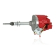 HEI Distributor - Chevy 6-Cylinder, 65K V Coil, Super Cap, Red 