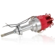Pro-Billet Distributor - Chrysler Dodge MOPAR 318 340 360 SB V8 Engines, Red Cap 